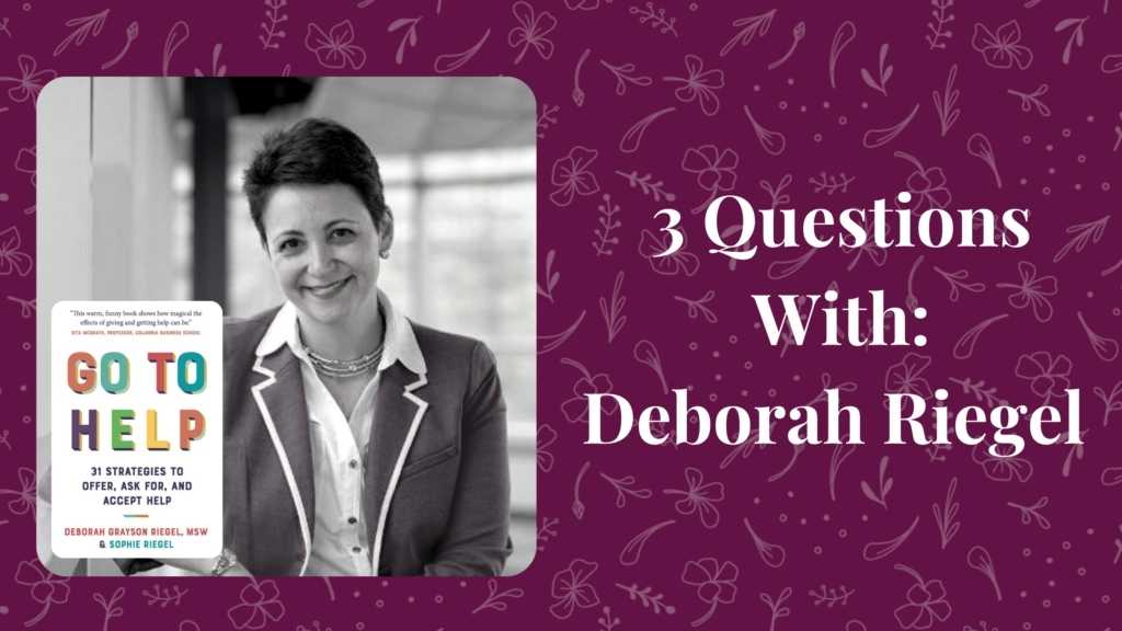 Author Feature: Deborah Riegel