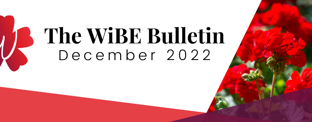 WiBE December Bulletin: How to Recharge (When You are the Fire Chief)