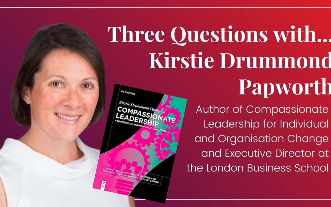 3 Questions with Kirstie Drummond Papworth